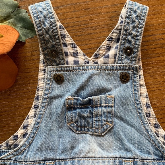 Grain De Ble Distressed Denim Jumper Dress - Picture 4 of 6